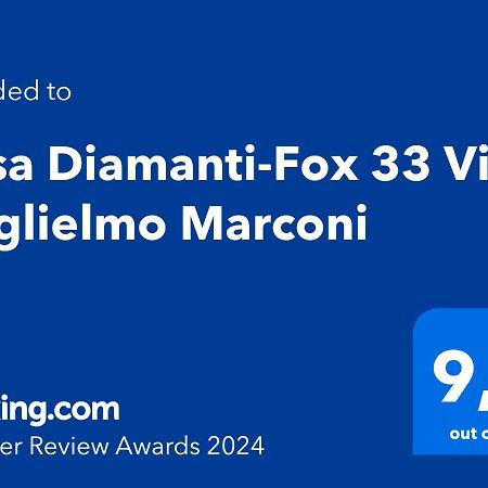SonninoCasa Diamanti-Fox 33 Via Guglielmo Marconi公寓 外观 照片
